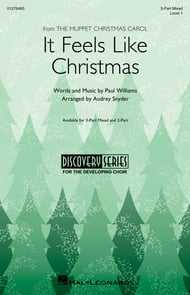 It Feels Like Christmas Three-Part Mixed choral sheet music cover Thumbnail